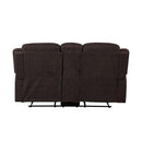Acme Furniture Madden Reclining Fabric Loveseat with Console 55446 IMAGE 5