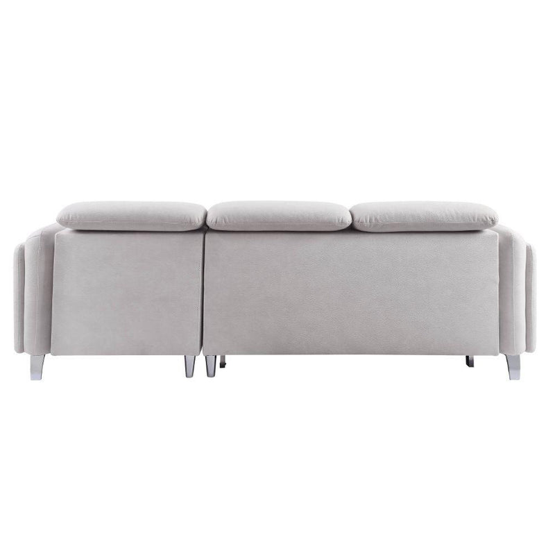 Acme Furniture Reyes Fabric Sleeper Sectional 56040 IMAGE 5