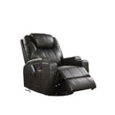 Acme Furniture Waterlily Swivel Polyurethane Recliner 59277 IMAGE 1
