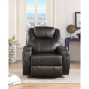 Acme Furniture Waterlily Swivel Polyurethane Recliner 59277 IMAGE 4