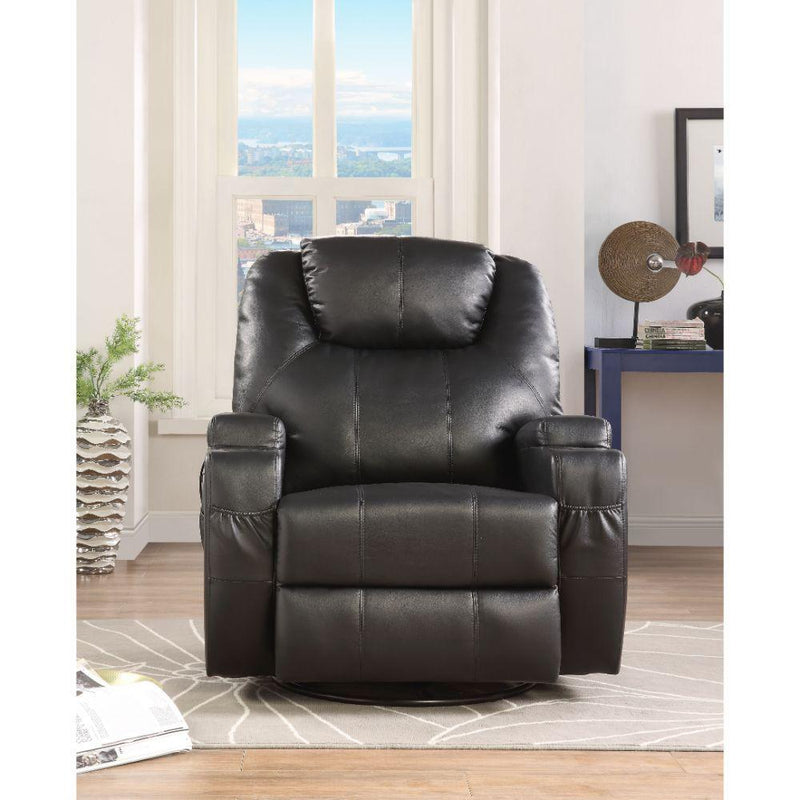 Acme Furniture Waterlily Swivel Polyurethane Recliner 59277 IMAGE 4