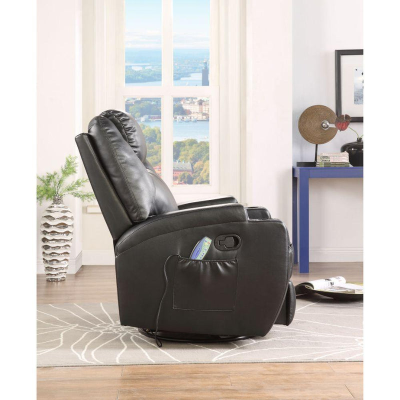 Acme Furniture Waterlily Swivel Polyurethane Recliner 59277 IMAGE 5