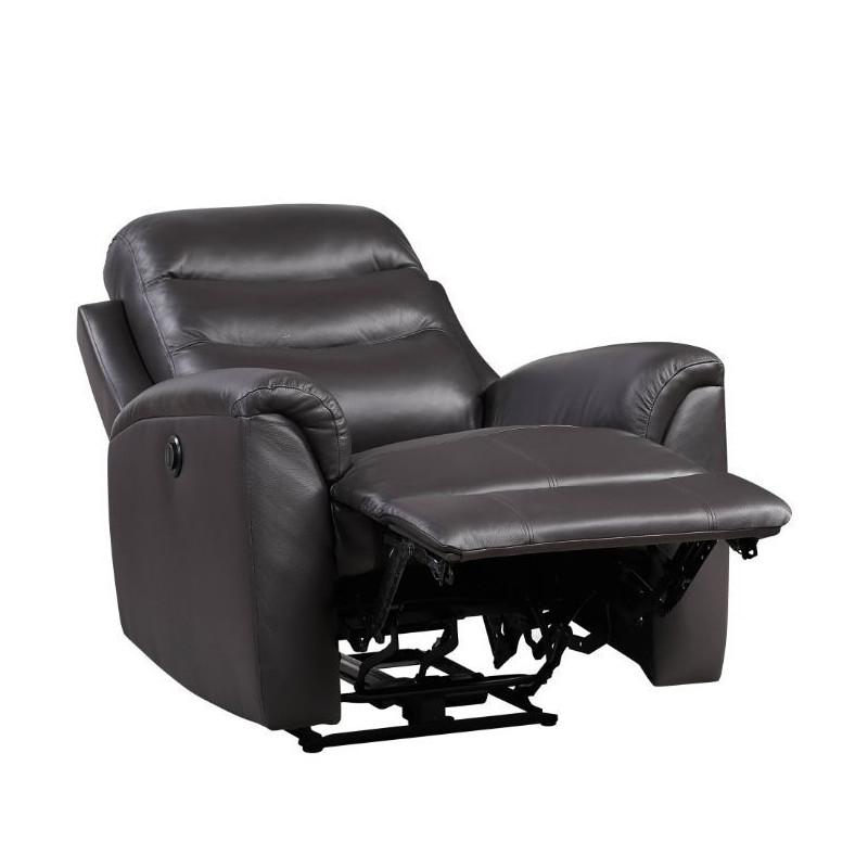 Acme Furniture Ava Power Leather Recliner 59693 IMAGE 4