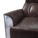 Acme Furniture Brancaster Stationary Leather Accent Chair 59715 IMAGE 6