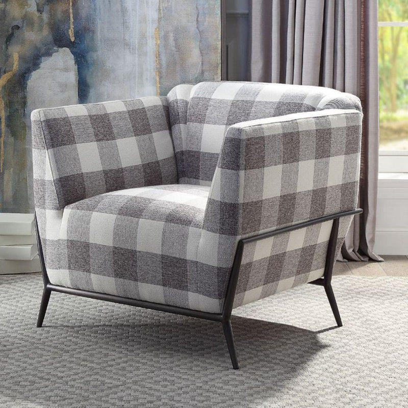 Acme Furniture Niamey II Stationary Fabric Accent Chair 59725 IMAGE 2