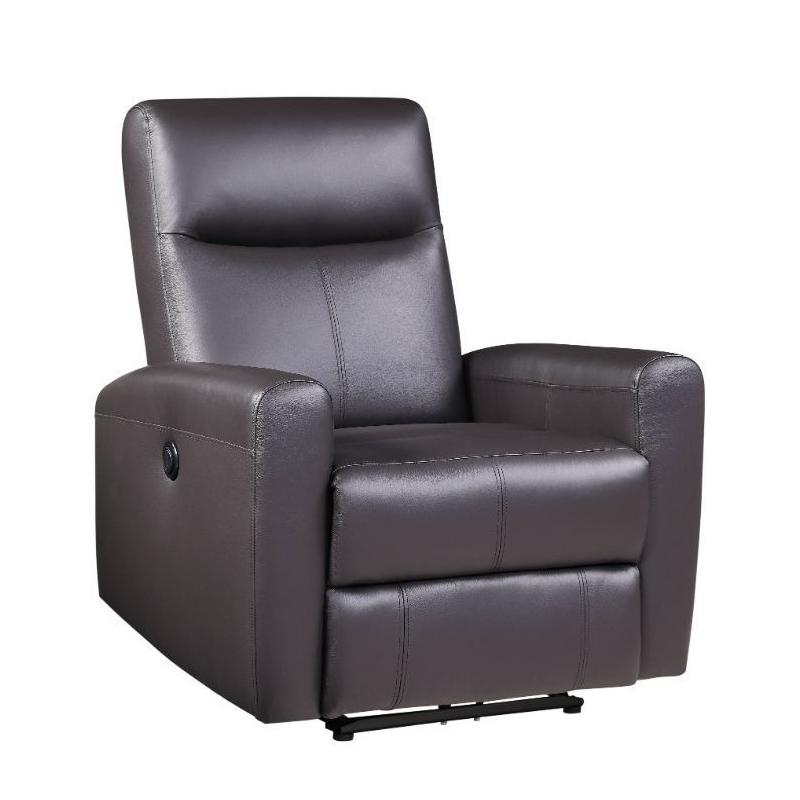 Acme Furniture Blane Power Leather Match Recliner 59773 IMAGE 2