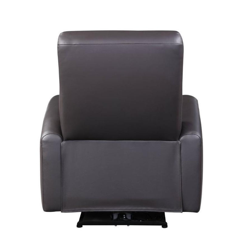 Acme Furniture Blane Power Leather Match Recliner 59773 IMAGE 6