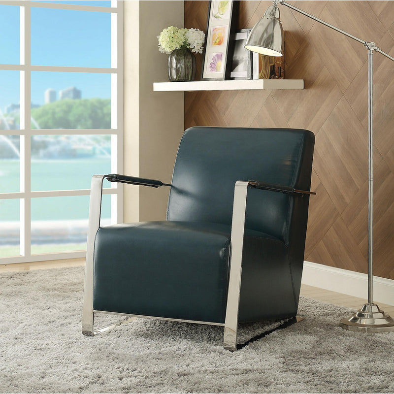 Acme Furniture Rafael Stationary Polyurethane Accent Chair 59780 IMAGE 2