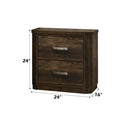 Acme Furniture Elettra 2-Drawer Nightstand 24853 IMAGE 2