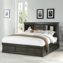 Acme Furniture Louis Philippe III Queen Bookcase Bed with Storage 24927EK IMAGE 1