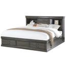Acme Furniture Louis Philippe III Queen Bookcase Bed with Storage 24930Q IMAGE 2