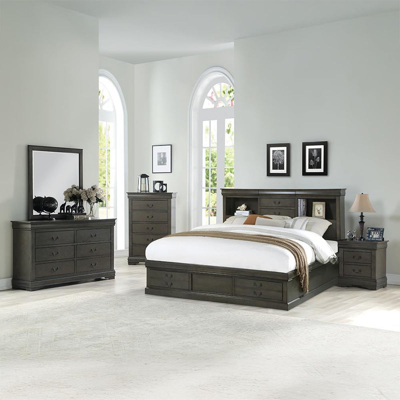Acme Furniture Louis Philippe III 24930Q Queen Bed with Storage IMAGE 6