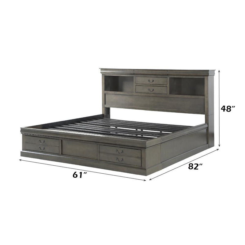 Acme Furniture Louis Philippe III 24930Q Queen Bed with Storage IMAGE 7