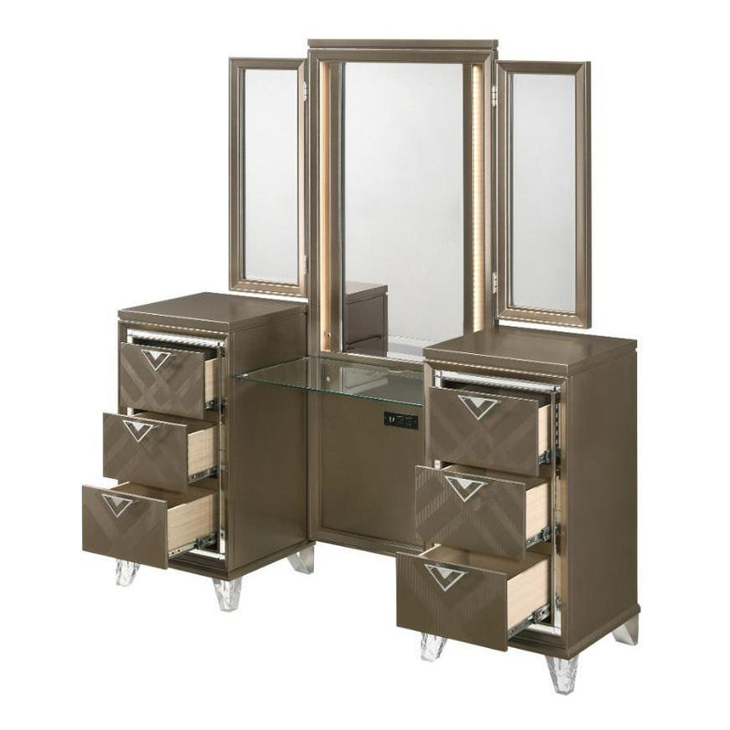 Acme Furniture Skylar 6-Drawer Vanity Set 25327 IMAGE 3