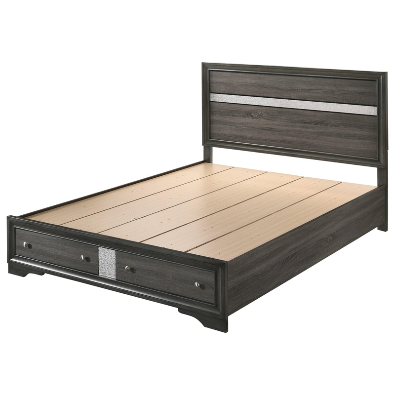 Acme Furniture Naima Queen Platform Bed with Storage 25970Q IMAGE 3