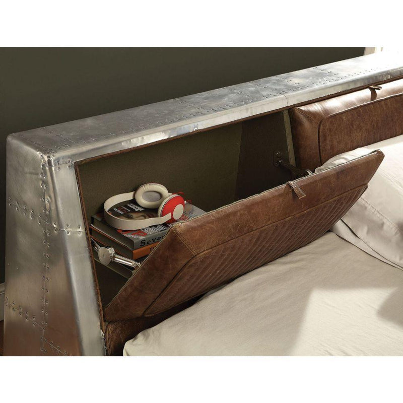 Acme Furniture Brancaster Queen Platform Bed with Storage 26220Q IMAGE 2