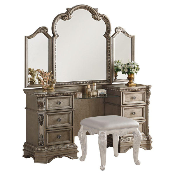 Acme Furniture Northville 6-Drawer Vanity Table 26940 IMAGE 1