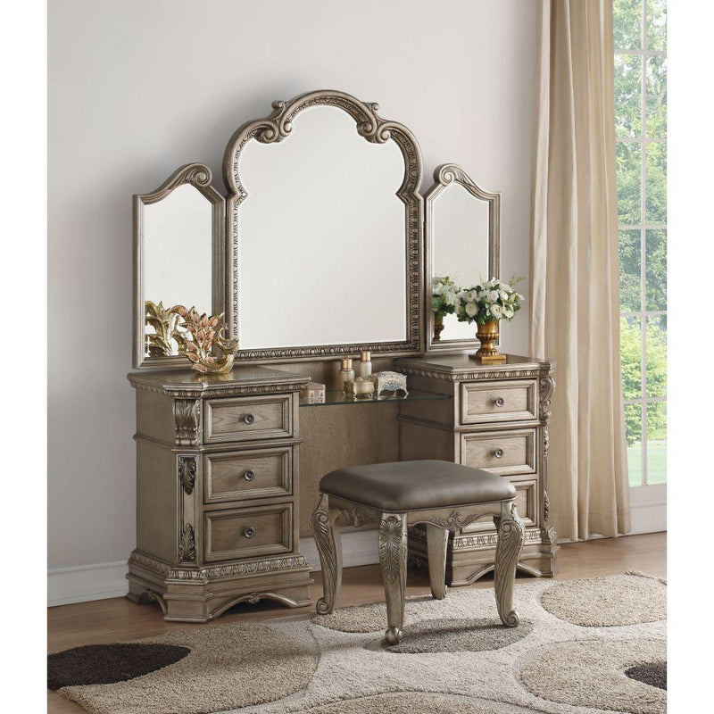 Acme Furniture Northville 6-Drawer Vanity Table 26940 IMAGE 3