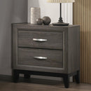 Acme Furniture Valdemar 2-Drawer Nightstand 27053 IMAGE 1