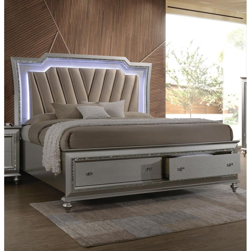 Acme Furniture Kaitlyn Queen Panel Bed with Storage 27230Q IMAGE 6