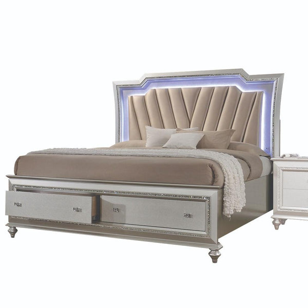 Acme Furniture Kaitlyn California King Panel Bed with Storage 27224CK IMAGE 1