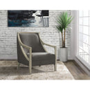  Elements International Hopkins UHK526102E Accent Chair - Charcoal/White Wash IMAGE 5