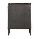  Elements International Hopkins UHK526101E Accent Chair - Charcoal/Espresso IMAGE 4