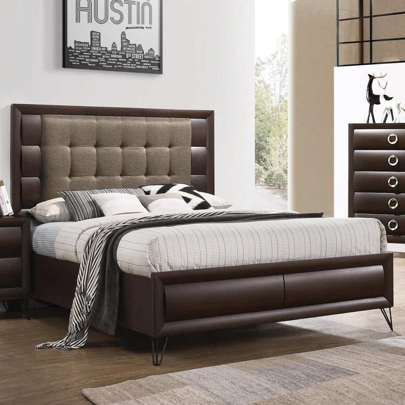 Acme Furniture Tablita Queen Panel Bed 27460Q IMAGE 4