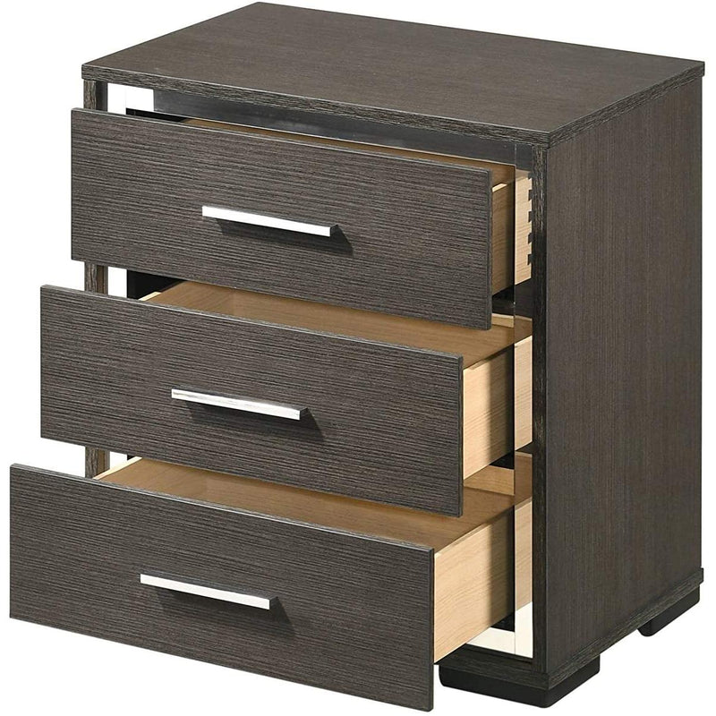 Acme Furniture Escher 3-Drawer Nightstand 27653 IMAGE 3