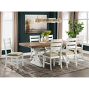  Elements International Park Creek DPK100RKDTB Dining Table IMAGE 3