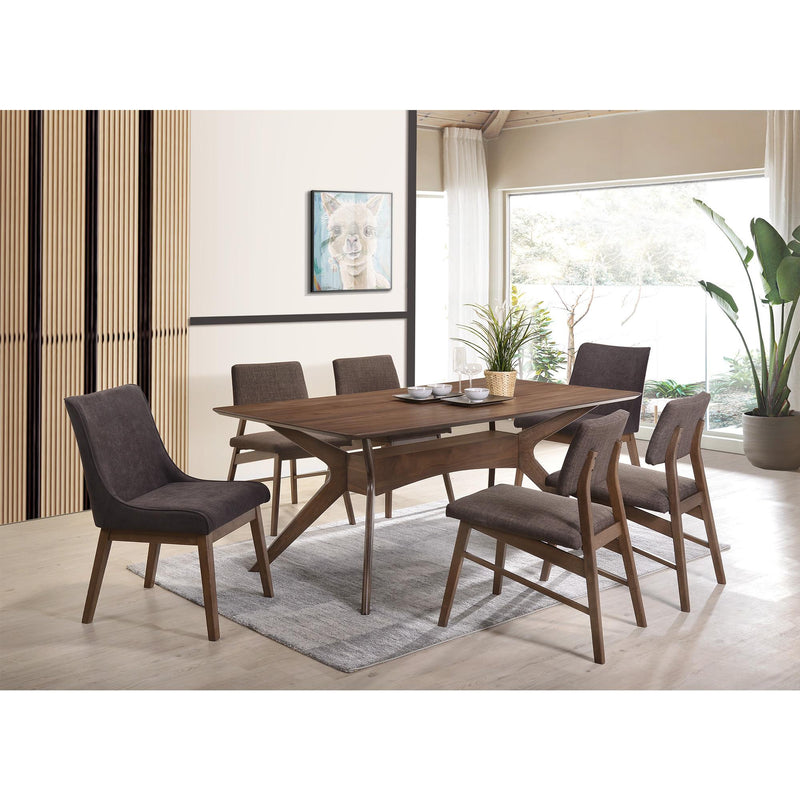 Elements International Razor Dining Table with Trestle Base DRZ100DT IMAGE 4