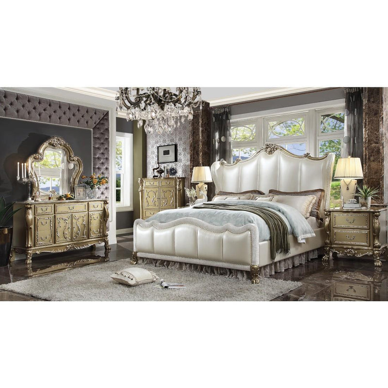 Acme Furniture Dresden II King Upholstered Panel Bed 27817EK IMAGE 3