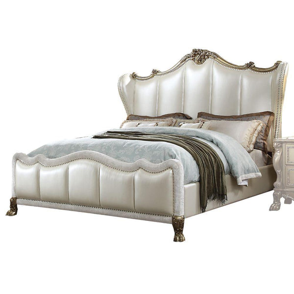 Acme Furniture Dresden II Queen Upholstered Panel Bed 27820Q IMAGE 1