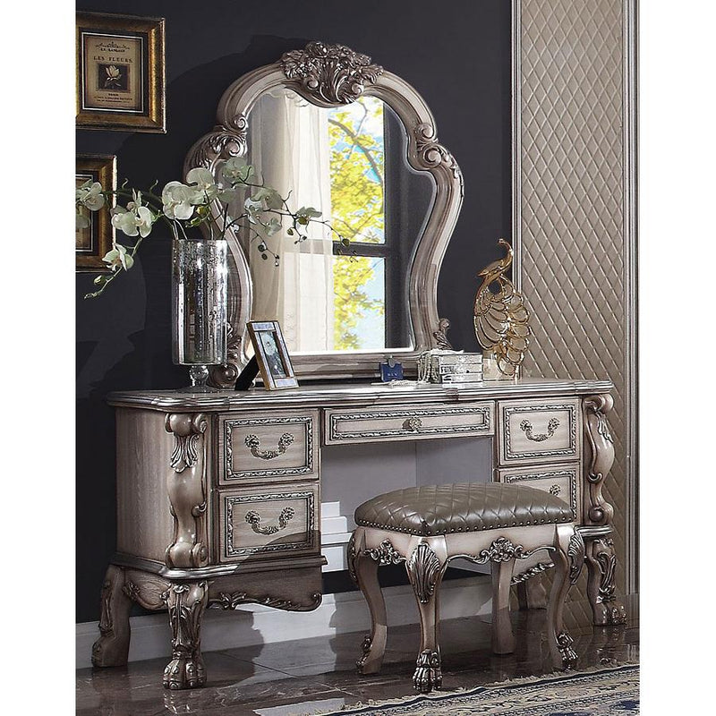 Acme Furniture Dresden 5-Drawer Vanity Table 28193 IMAGE 6