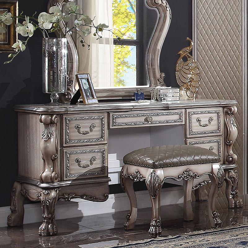 Acme Furniture Dresden 5-Drawer Vanity Table 28193 IMAGE 7