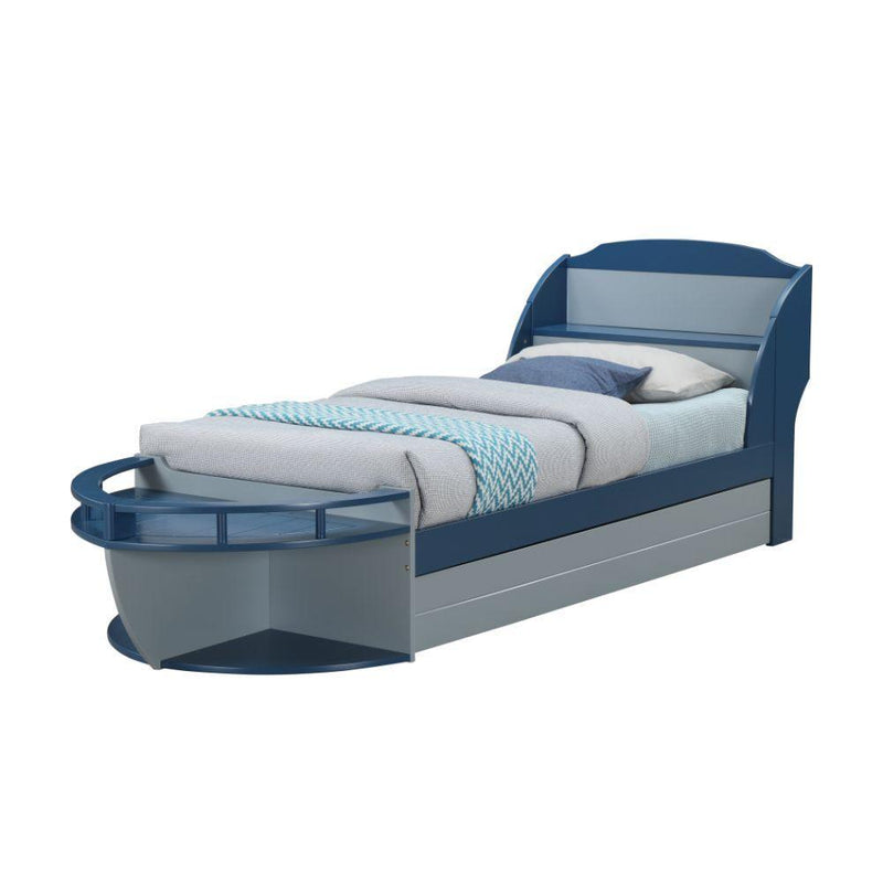 Acme Furniture Neptune II 30620T Twin Bed with Trundle - Gray & Navy IMAGE 6