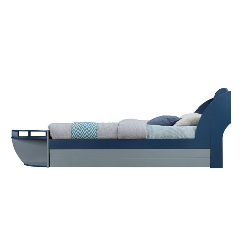 Acme Furniture Neptune II 30620T Twin Bed with Trundle - Gray & Navy IMAGE 7