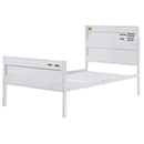 Acme Furniture Cargo 35900T Twin Bed - White IMAGE 1