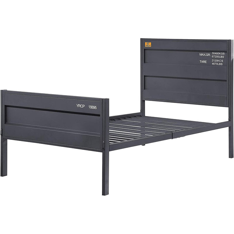 Acme Furniture Cargo 35920T Twin Bed - Gunmetal IMAGE 3