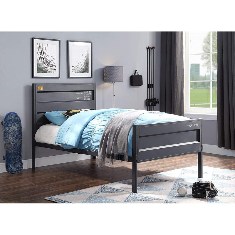 Acme Furniture Cargo 35920T Twin Bed - Gunmetal IMAGE 4