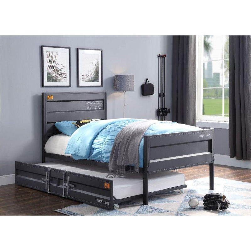 Acme Furniture Cargo 35920T Twin Bed - Gunmetal IMAGE 5