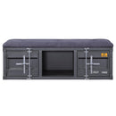 Acme Furniture Cargo 35927 Storage Bench - Gunmetal IMAGE 3