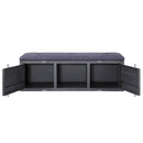 Acme Furniture Cargo 35927 Storage Bench - Gunmetal IMAGE 5