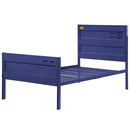 Acme Furniture Cargo 35930T Twin Bed - Blue IMAGE 2