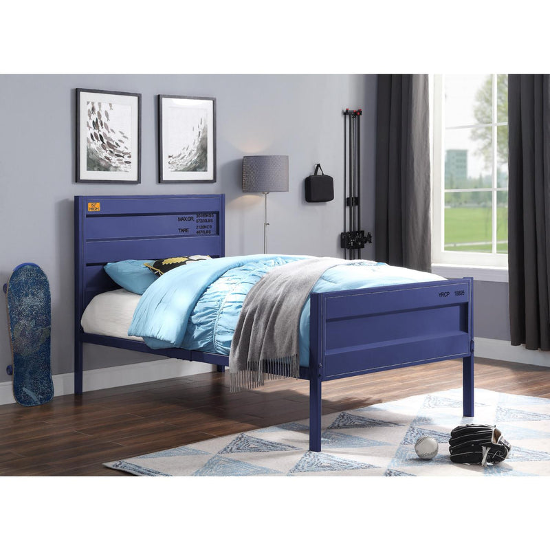 Acme Furniture Cargo 35930T Twin Bed - Blue IMAGE 4