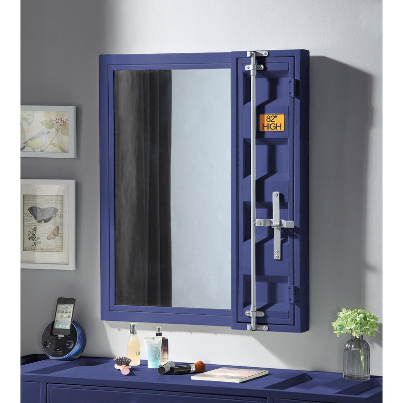 Acme Furniture Cargo 35938 Vanity Mirror - Blue IMAGE 3