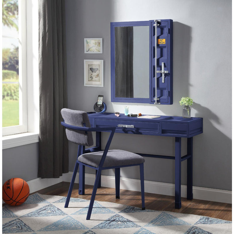 Acme Furniture Cargo 35939 Vanity Desk - Blue IMAGE 6