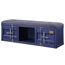 Acme Furniture Cargo 35942 Storage Bench - Blue IMAGE 2