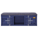 Acme Furniture Cargo 35942 Storage Bench - Blue IMAGE 3