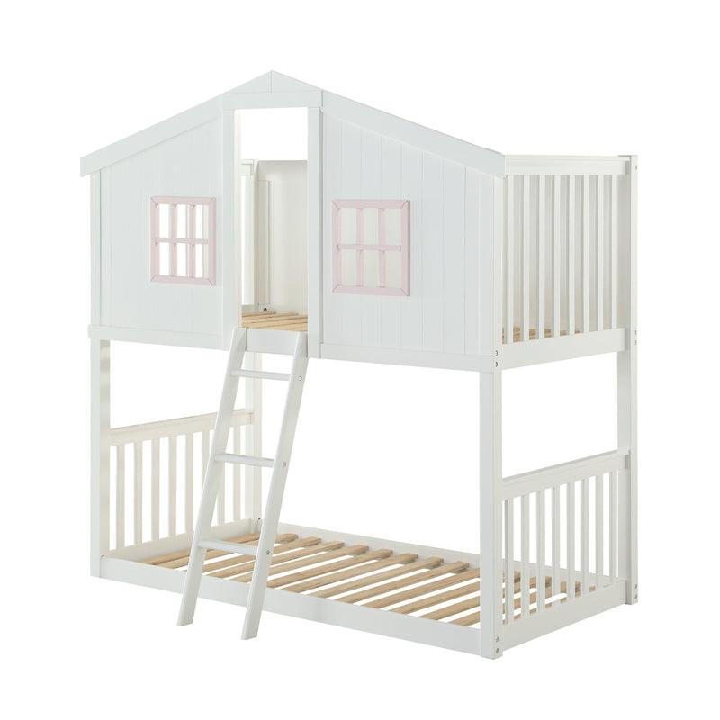 Acme Furniture Rohan Cottage 37410 Twin over Twin Bunk Bed IMAGE 2